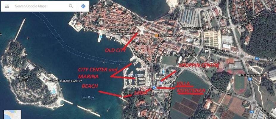 Boutique Apartman Villa Mediteran Poreč Exteriör bild